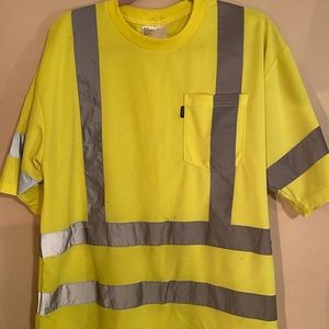 Mens Neon Reflective work shirt